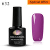 7ML Pink Glitter Quick Extension Gel Nail Polish Gold Foils