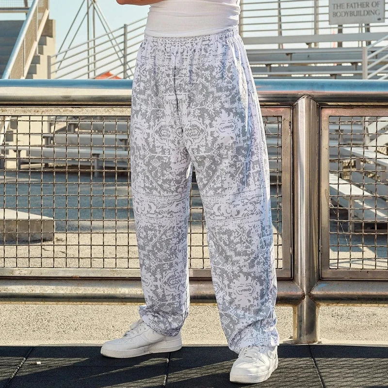 Style Sweatpants Fashion Men's Clothing Breathable Quick Drying Loose Pants