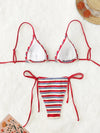 Women's striped bikini Two-Piece Swimsuit 2025 Bathing Suit Micro Beachwear