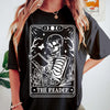 Skeleton Book Print T-Shirt Women Casual Top