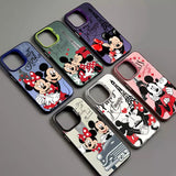 Pondan Minnie Mickey Phone Case for iPhone Armor Soft Cover Shockproof