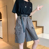 Spring Summer Y2K High Waist Chain Shorts Women