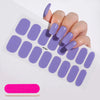 UV Semi-Cured Gel Nail Wraps Stickers Strips French Long Lasting