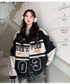 Baseball Hip Hop Clothing Y2k Jacket Retro