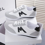 2024 new spring breathable match color fashion white student sports