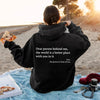 Dear Person Behind Me Hoodie Aesthetic Sweatshirt Words on back Hoodie