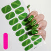 UV Semi-Cured Gel Nail Wraps Stickers Strips French Long Lasting