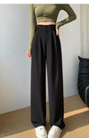 Women’s Wide Leg Pants Korean Style High Waist