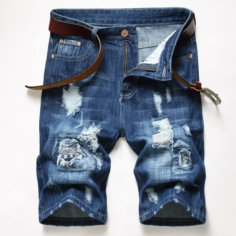 Ripped Denim Shorts for Men: Personalized Fit and Maximum Comfort