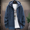 Autumn and Winter men's wool jacket new jacket plush thickened classic