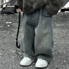 Winter Plush Kids Pants for Boys Lining Thicken Denim