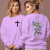 Women Christian Sweatshirt Power in Jesus Pullover