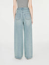 Elegant Wide-leg Jeans For Women Autumn 2024 Straight