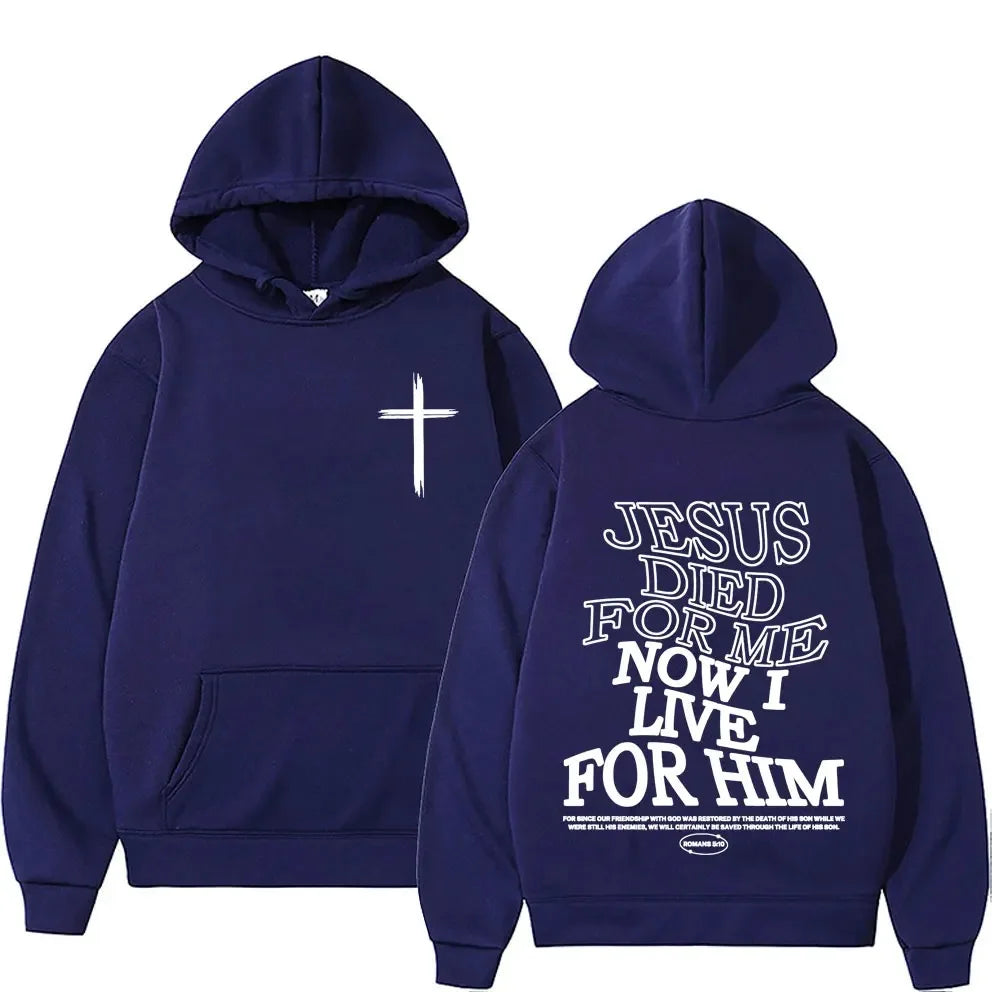 Jesus Died for Me Women’s Cross Hoodie