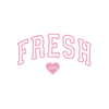 Printed Letter Crew Neck Sweatshirt Fresh Love Hooded Pullover