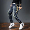 Pockets Desinger Loose fit Jeans Stretch Retro Streetwear Relaxed Tapered