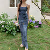 Women's Backless Maxi Dress Summer Streetwear