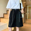 Spring Summer Y2K High Waist Chain Shorts Women