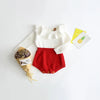Kids Romper Baby Girl Long Sleeve Knitting Romper Girls Patchwork Jumpsuit