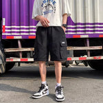 Summer Retro Cargo Shorts: Unisex Hip-Hop Baggy Cropped Pants