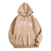 Printed Letter Crew Neck Sweatshirt Fresh Love Hooded Pullover
