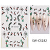 Christmas Holly Leaf Nail Stickers
