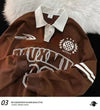 Cozy Autumn Streetwear Sweatshirt Harajuku Baseball
