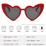 Sunglasses Tinted Lens Sexy Cat Eye Sun Glasses Goggle UV400 Protection Eyeglasses