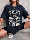 Soft Short Sleeve Tshirt Women Fashion Graphic Sunset Top