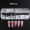 White Nail Art Beads
