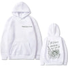 Montell Fish Jamie I Destroy Myself Just for You Print Hoodie