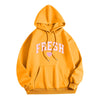 Printed Letter Crew Neck Sweatshirt Fresh Love Hooded Pullover
