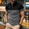 Summer Men's Short sleeved Polo Shirt Business Casual Collar T-shirt Breathable
