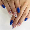 Colorful Glossy Acrylic Press On Nails Long Coffin Tips