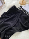 High Waist Women Retro Corduroy Pants Fall Straight Causal Full Length Trousers