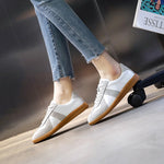 Sneakers 2024 New Genuine Leather Ladies Moral Training Shoes