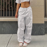 Y2K Oversized Trousers Women Cargo Pants Streetwear Outfits