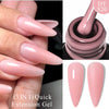 7ML Pink Glitter Quick Extension Gel Nail Polish Gold Foils