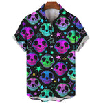 Men's Shirts Summer 2023: 3D Print Hawaiian Devil Design - Freedom and Coolness in One Fashion