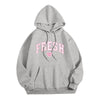 Printed Letter Crew Neck Sweatshirt Fresh Love Hooded Pullover
