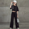 80s and 90s Throwback Trendy Cropped Tee Kids Girl
