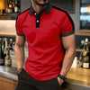 Summer Men's Short sleeved Polo Shirt Business Casual Collar T-shirt Breathable