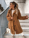 Wool Coat Women Winter Fashion Popular Fur Long Sleeve