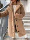 Wool Coat Women Winter Fashion Popular Fur Long Sleeve