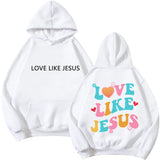 Women Casual Hoodie with LOVE  Graphic Printing