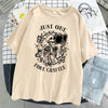 Just One More Chapter Skull Graphic T-Shirt