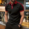 Summer Men's Short sleeved Polo Shirt Business Casual Collar T-shirt Breathable