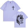 Jesus Lion of Judah Print T-shirt