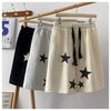 Y2k Sommer Shorts fünfzackigen Stern lose Harajuku Sweatshorts Streetwear