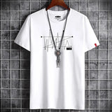 Gothic Style Delight: Oversize Cotton Tee for Men